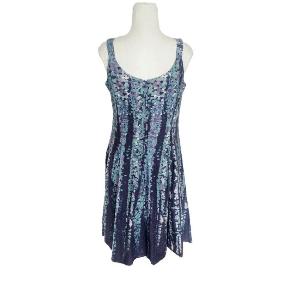 Blue and Purple Tank Dress / Flouncy Skirt / Size 8